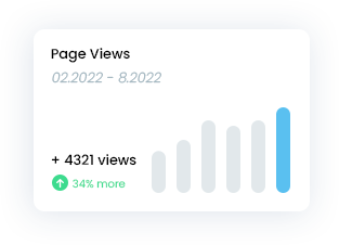 Page view statistics increasing