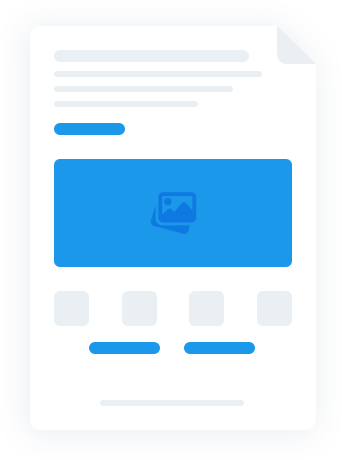 Document with text and full width image