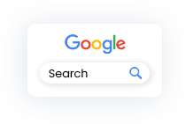 Google logo with search bar